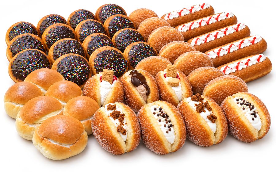 Sweets and treats from the Cowley bakery.